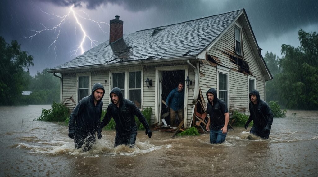 Погода и природные риски: штормовые предупреждения, паводки, оползни, пожароопасность - иллюстрация