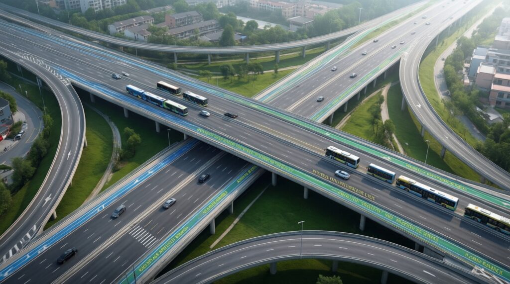 Главные инфраструктурные проекты Кубани: дороги, развязки, мосты, транспорт - иллюстрация